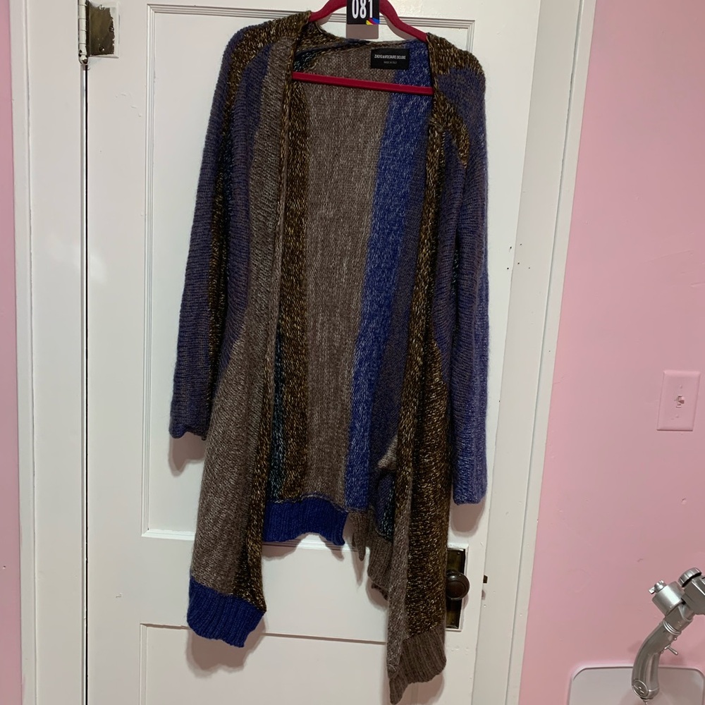 Zadig and Voltaire Deluxe open front cardigan
Size small but oversized
